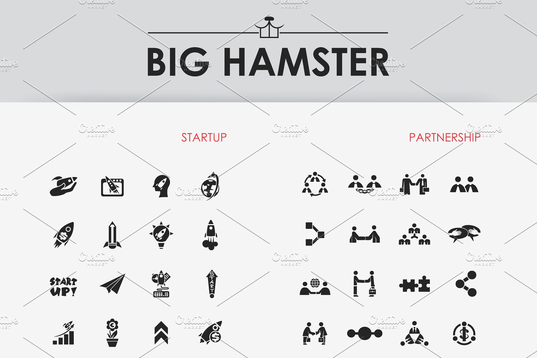 极力推荐：8900枚445个分类图标库 8900 BIG HAMSTER Icons Library [1.4GB]插图(13)