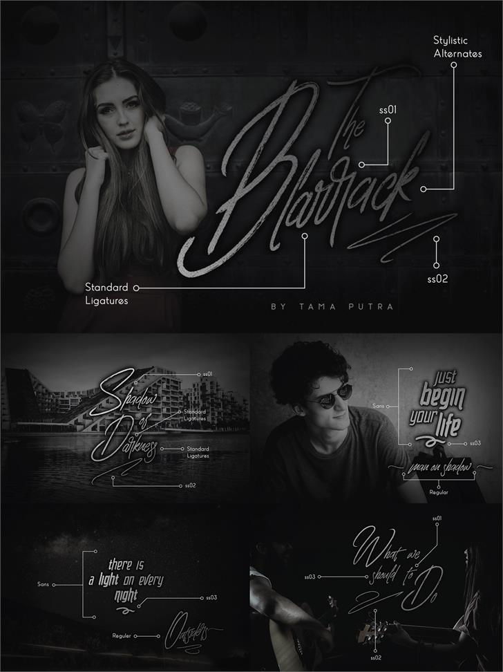 Blarrack Personal Use font插图