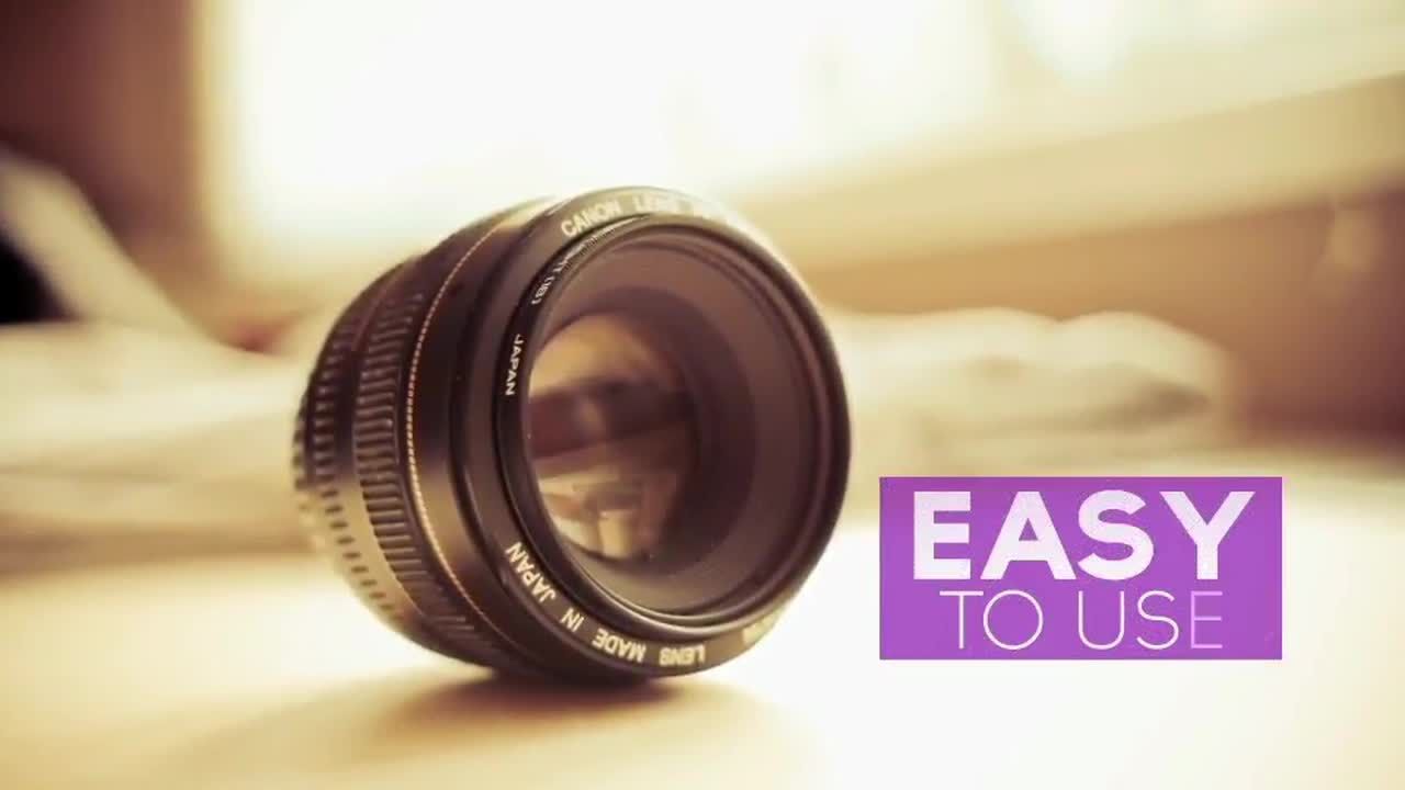 照片条形幻灯片展示素材库精选AE模板