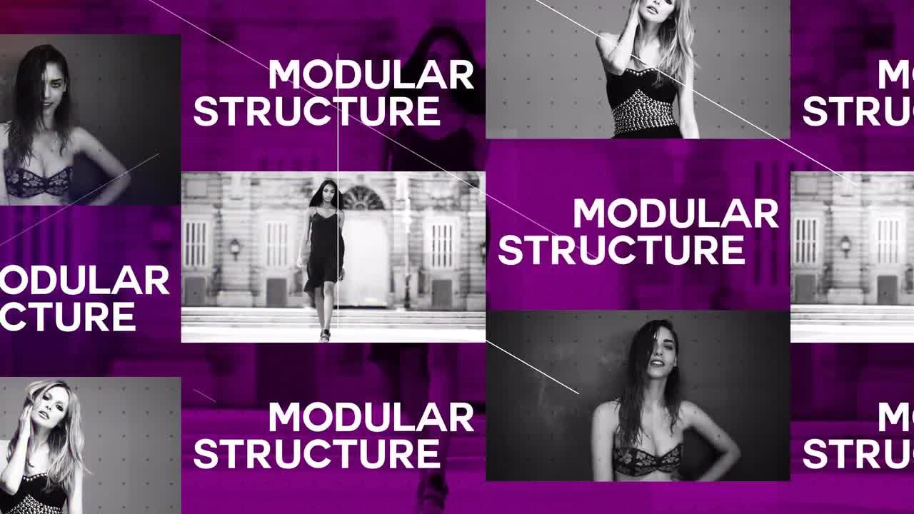 清爽干净的时装系列促销素材库精选AE模板