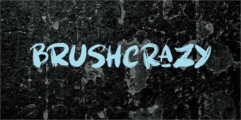 Brushcrazy DEMO font素材之家精选英文字体