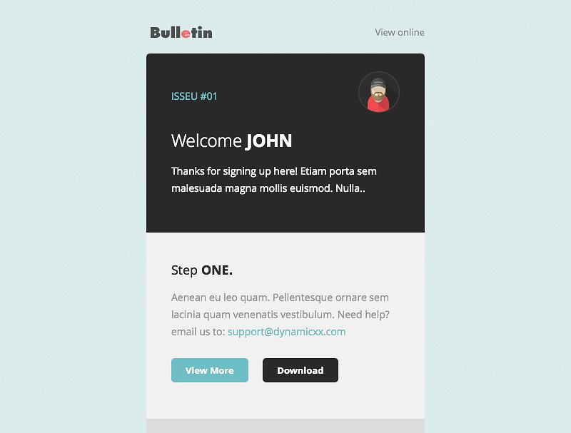 14款电子邮件EDM促销邮件设计模板 Combo B1+B2 – 14 Templates + Builder插图(6)