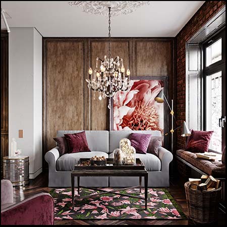 别墅室内内部场景素材之家精选3D模型