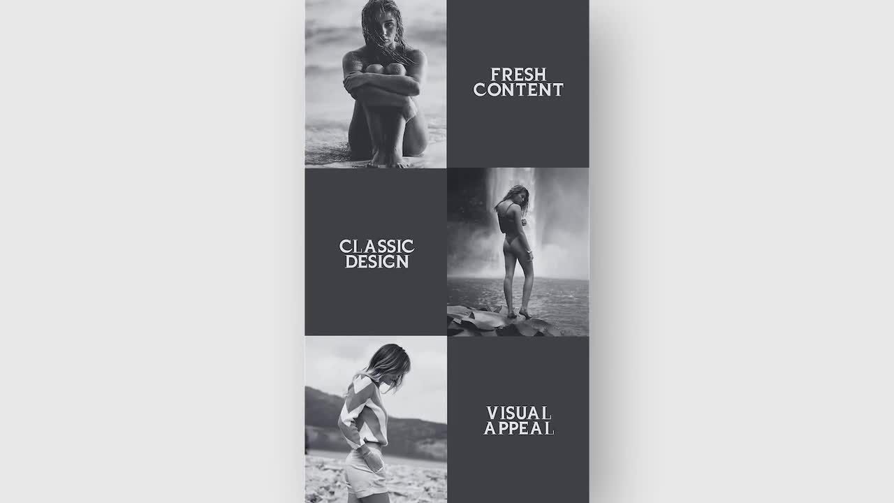 简单时尚的的商业活动片头素材库精选AE模板