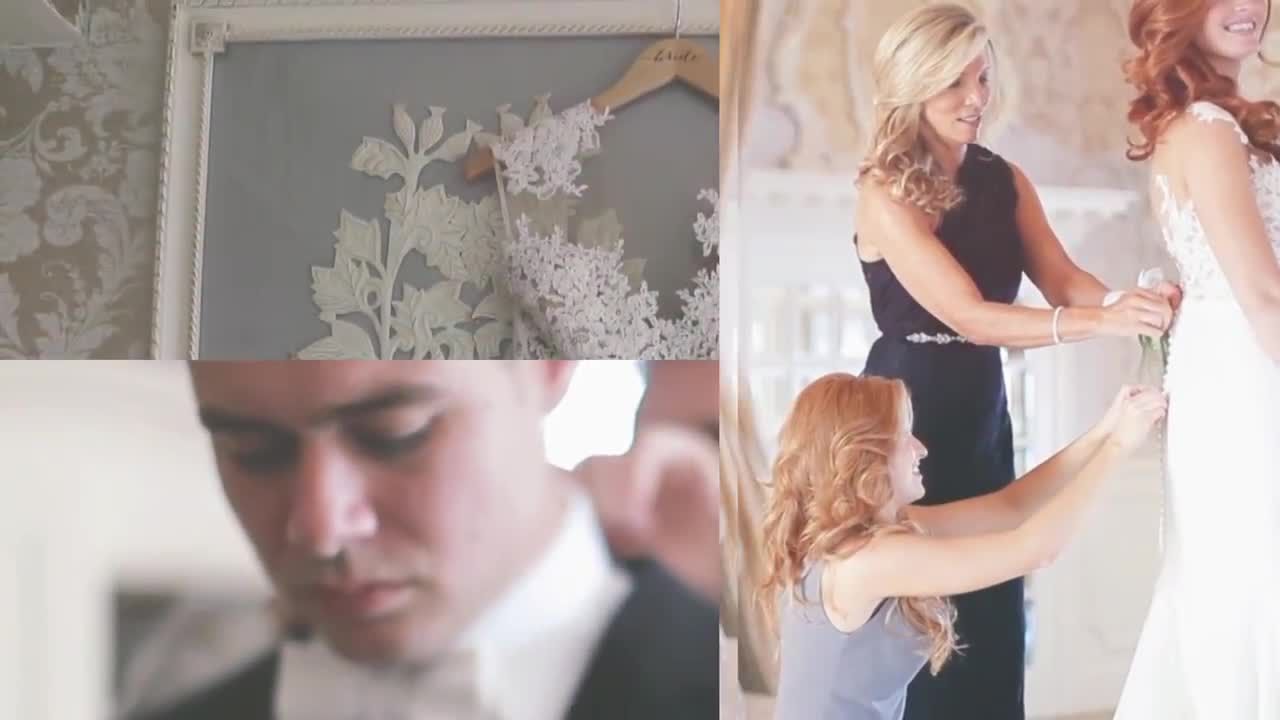 时尚漂亮的婚礼介绍PR模板