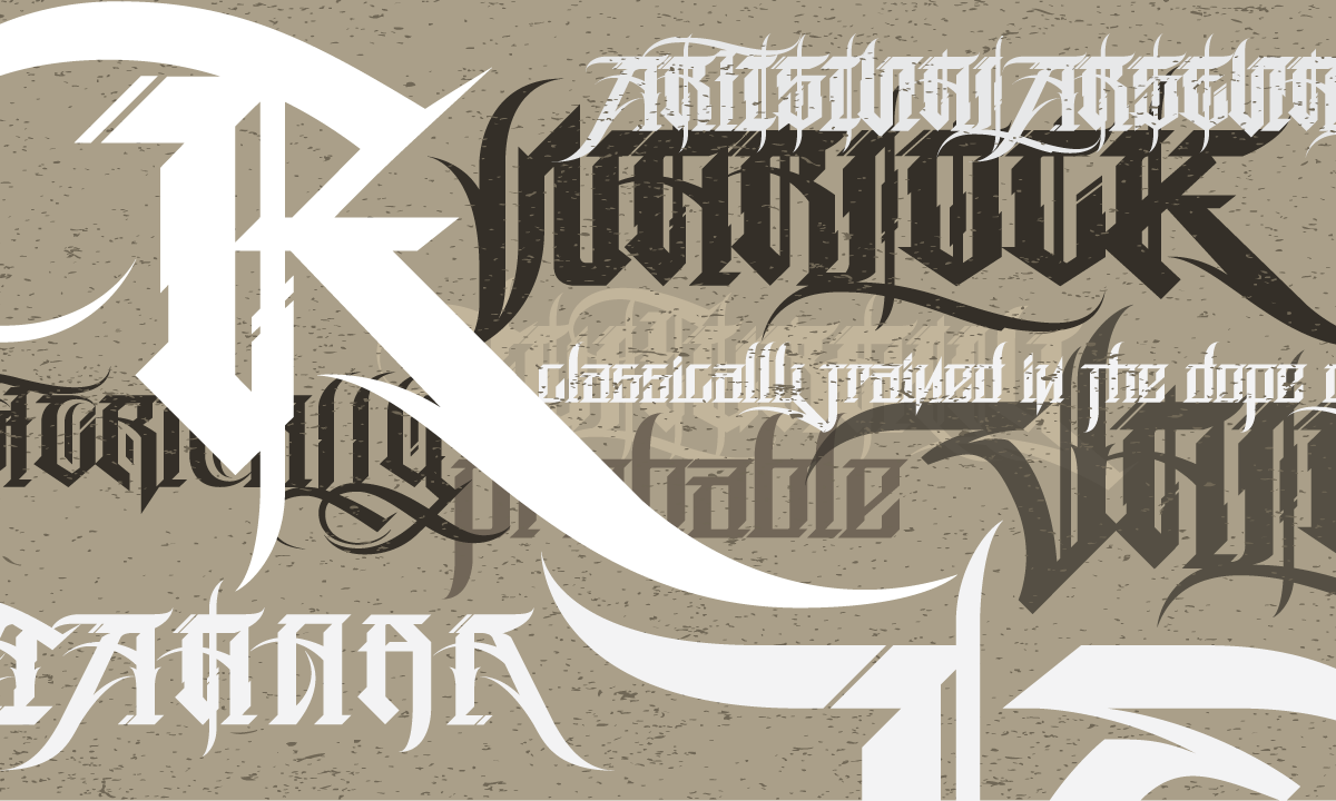 Rase Grimm Font Family素材之家精选英文字体