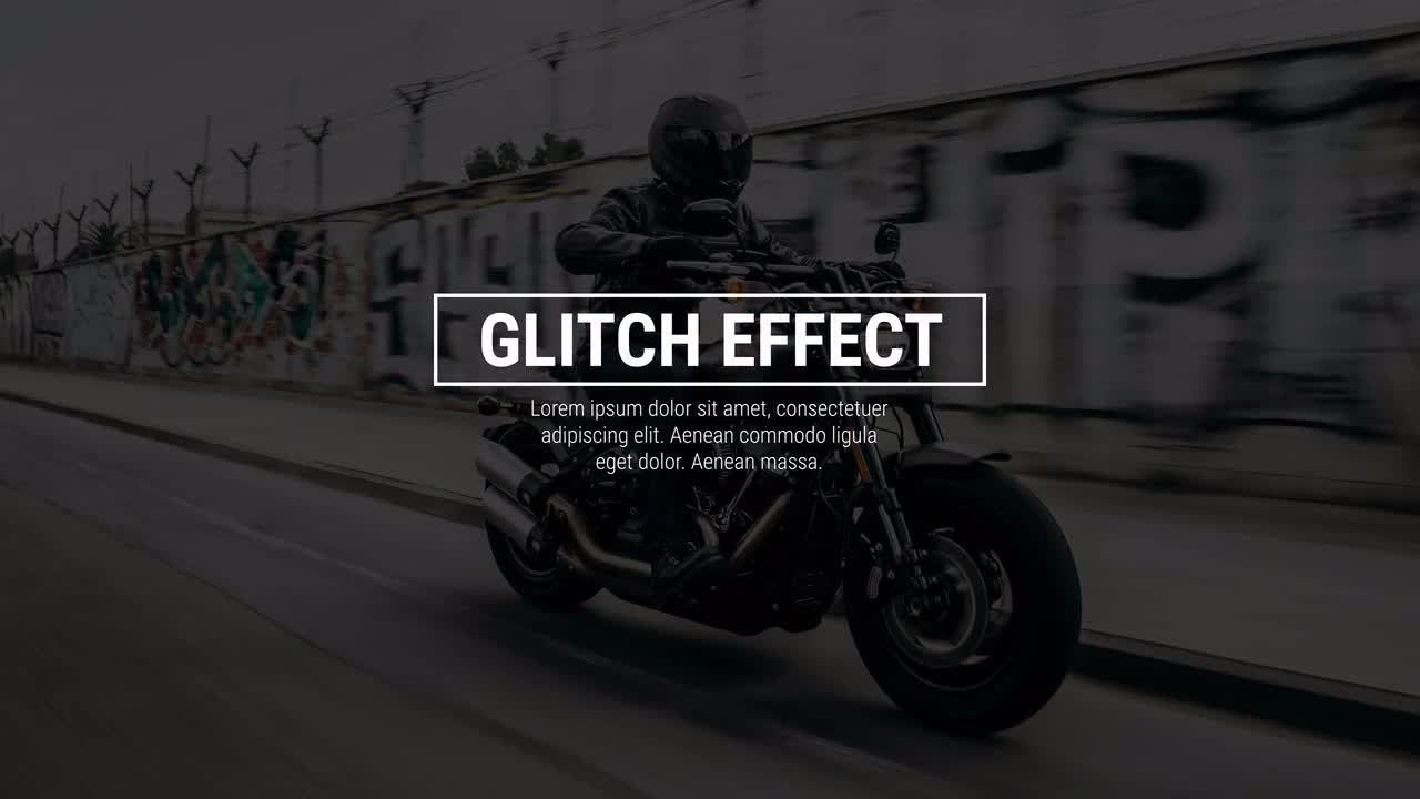 城市故障标题素材库精选AE模板