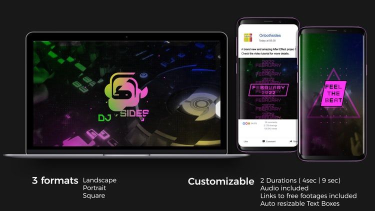 充满活力且动感十足的产品促销ae模板