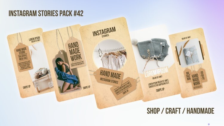 5个Instagram故事动画素材库精选AE模板