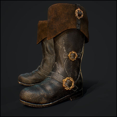 海盗靴素材之家精选3D模型