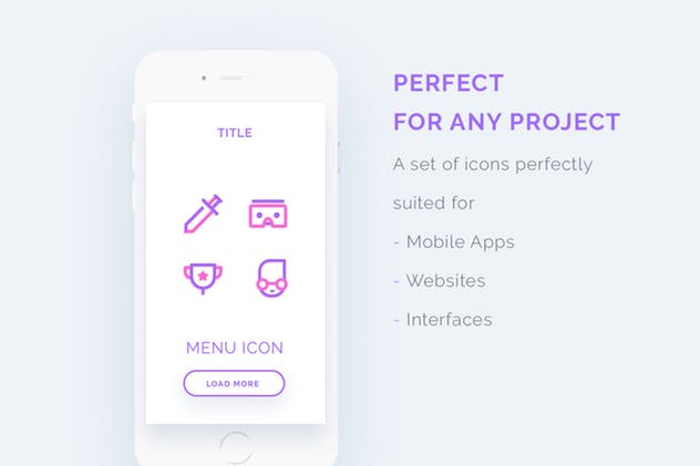 游戏主题UI设计矢量图标素材 UICON Gamers Icons插图(5)