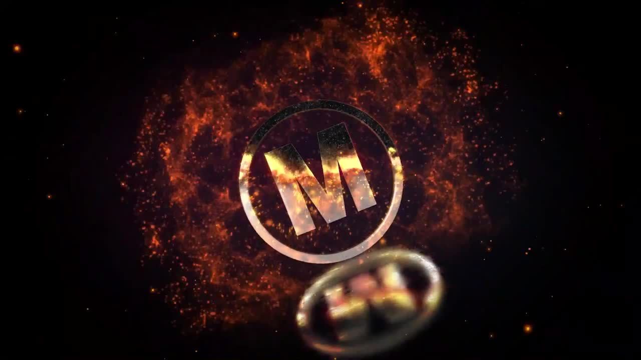 火尘标志徽标显示素材库精选AE模板