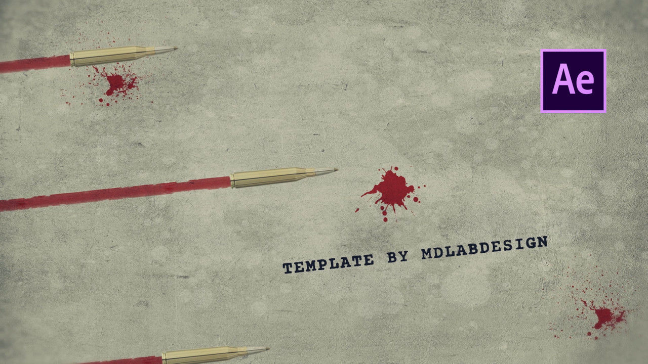 战争电影胜利片尾素材库精选AE模板