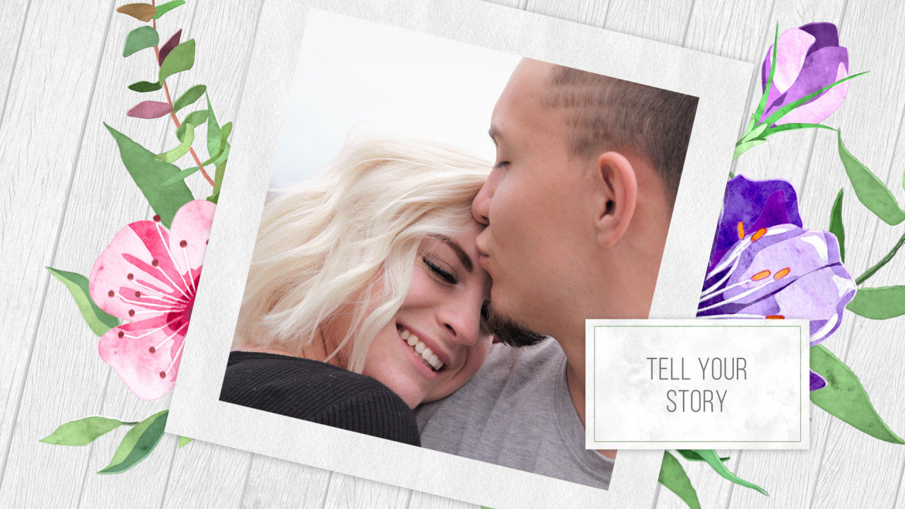 pr相册故事幻灯片模板