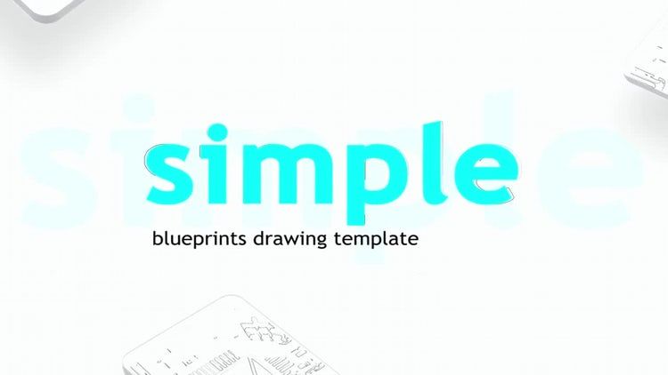 绘制建筑草图一个很棒的素材库精选AE模板