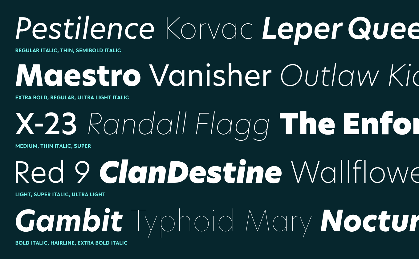 New Hero Font Family插图1