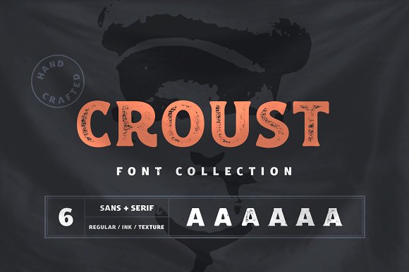 Croust Font Collection素材之家精选英文字体