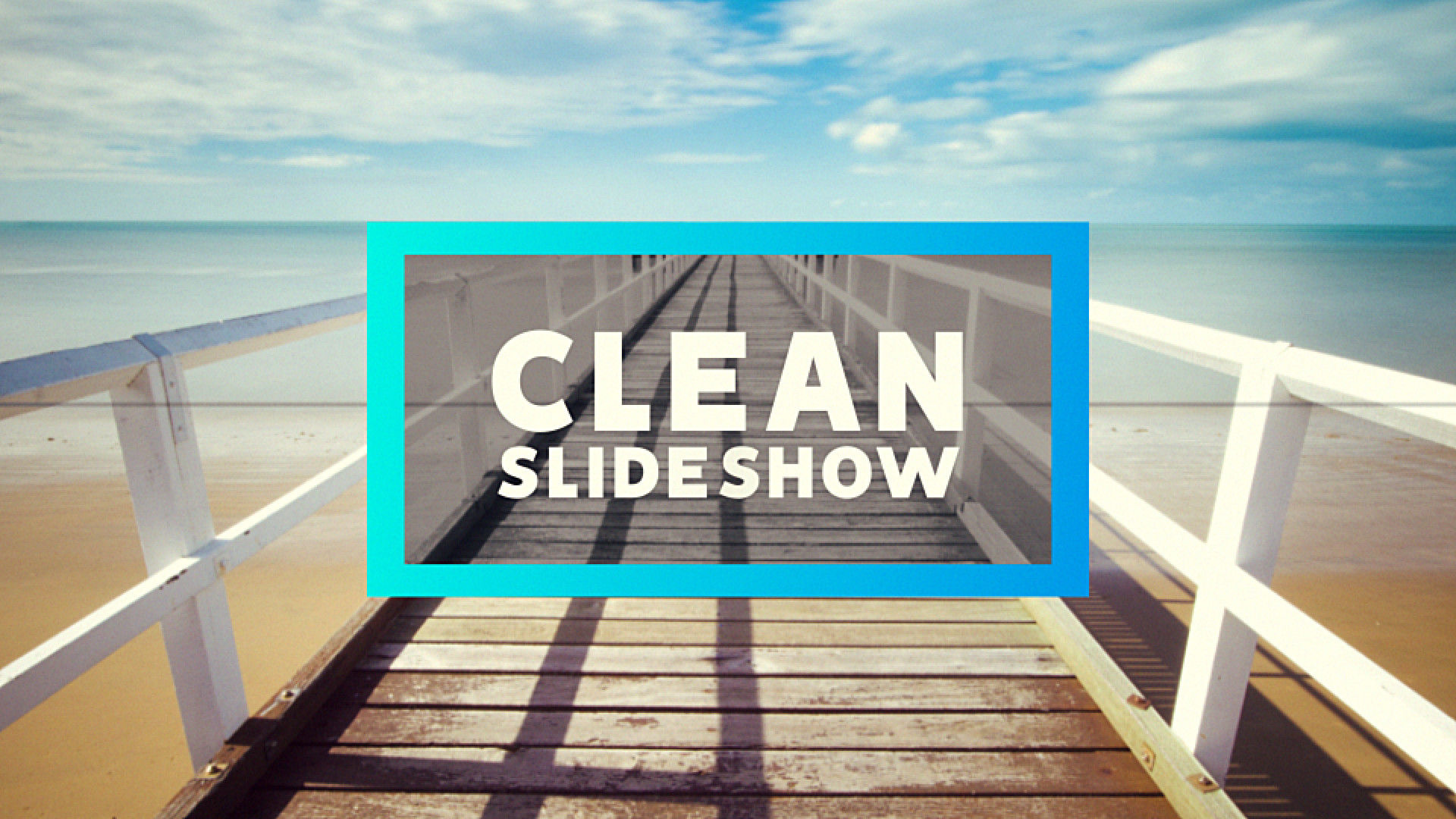 简洁的彩色幻灯片过渡素材库精选AE模板