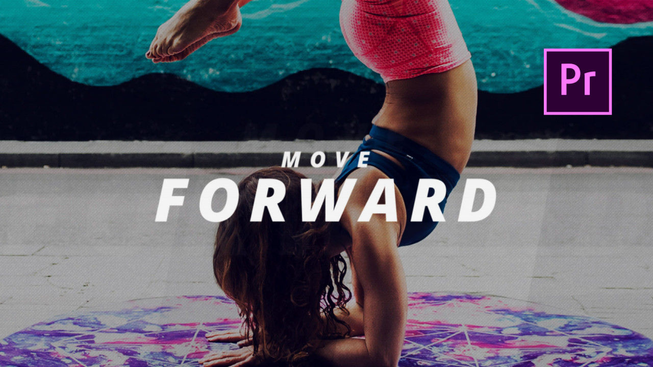 动态纯净颜色文本幻灯片素材库精选pr模板