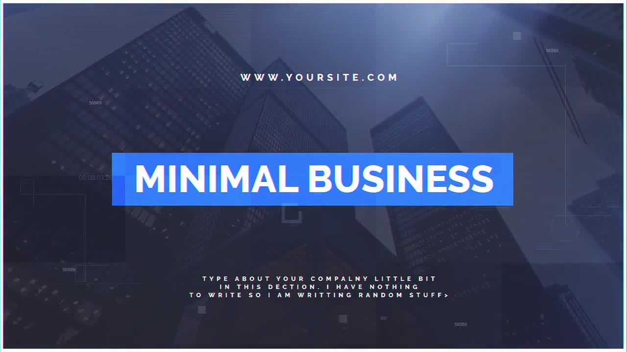 文本动态动画过渡效果素材库精选AE模板