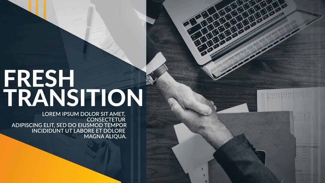 超现代时尚过渡企业营销素材库精选AE模板