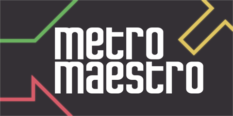 Metro Maestro font素材之家精选英文字体
