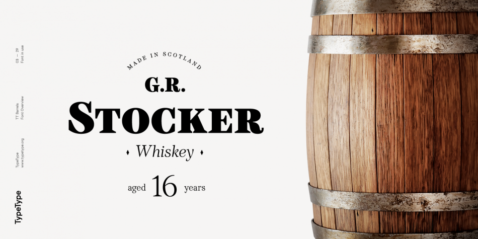 TT Barrels Font插图1