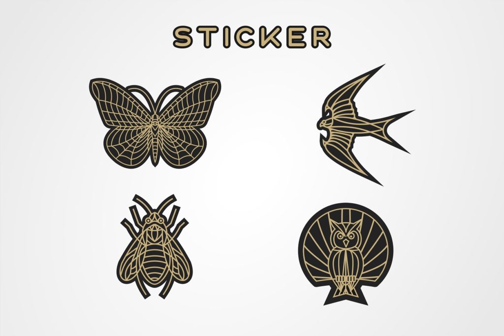 飞行昆虫动物矢量图标素材下载[psd,ai,cdr,eps,png]插图(3)