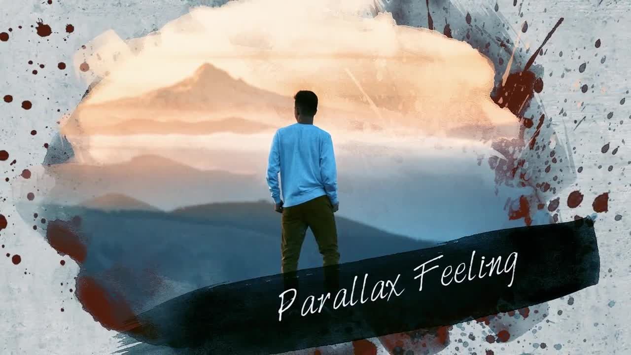 简单大气的水彩图片展示动画PR模版