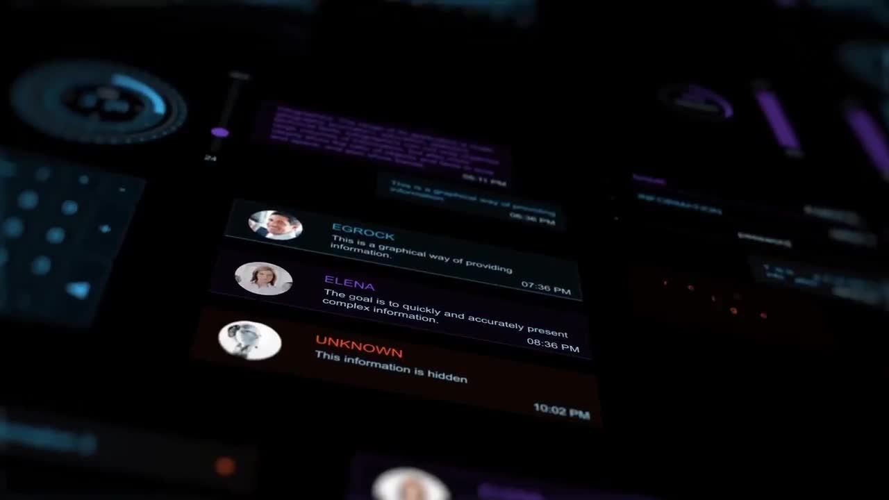 信息图表HUD素材库精选AE模板