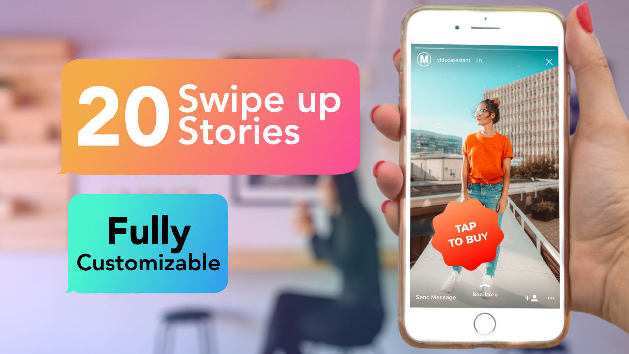 20个Instagram 跟帖浏览素材库精选pr模板