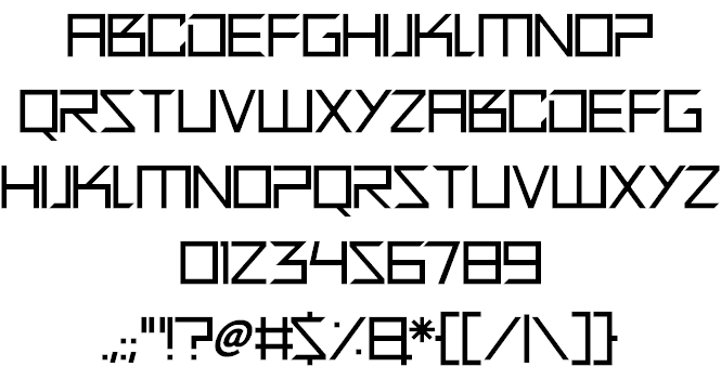 Quirky Robot font插图1 Quirky Robot font插图1