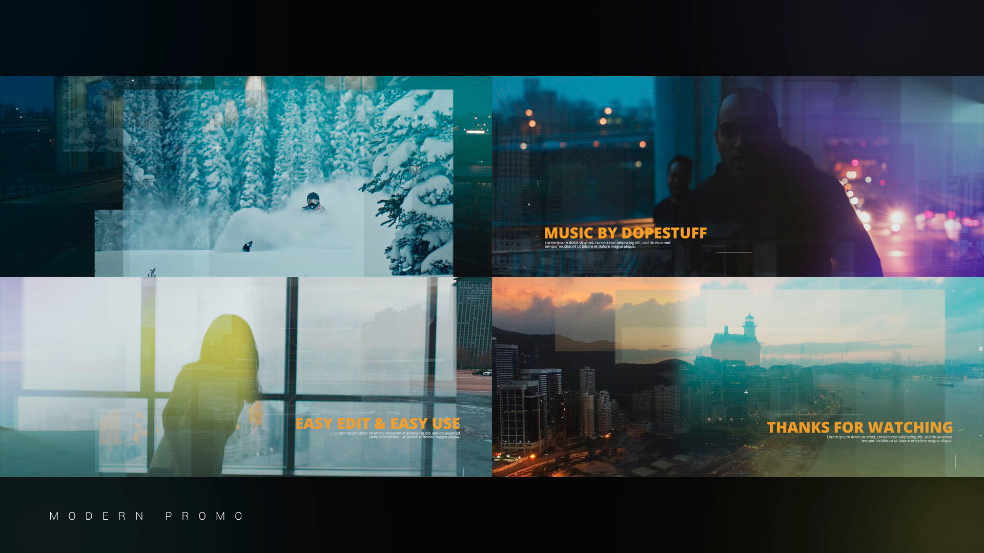 现代开启者全新标题素材库推荐PR模板