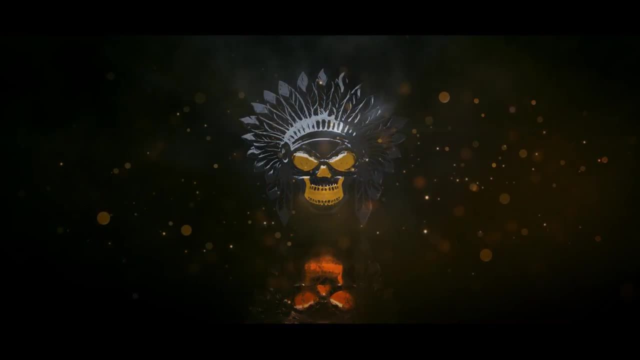 黑暗中的一盏明灯徽标显示素材库精选AE模板