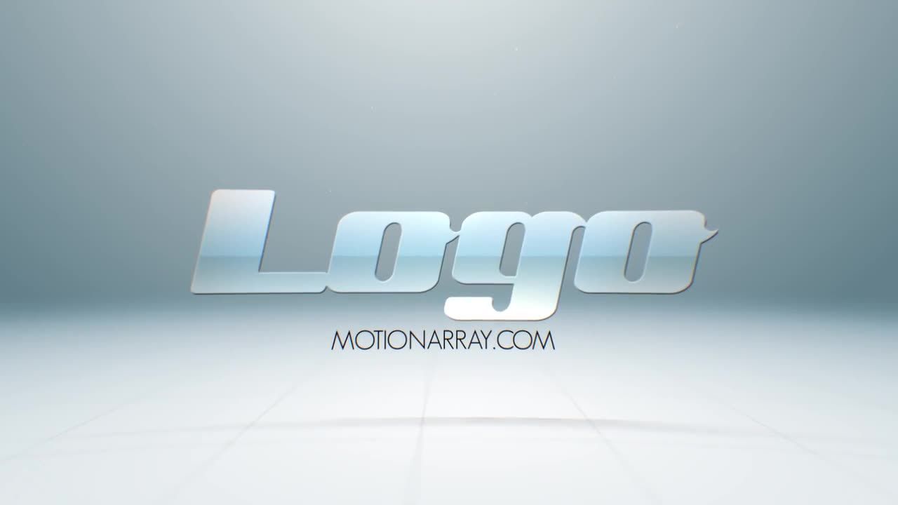 旋转的碎片组成logo动画素材库精选AE模板