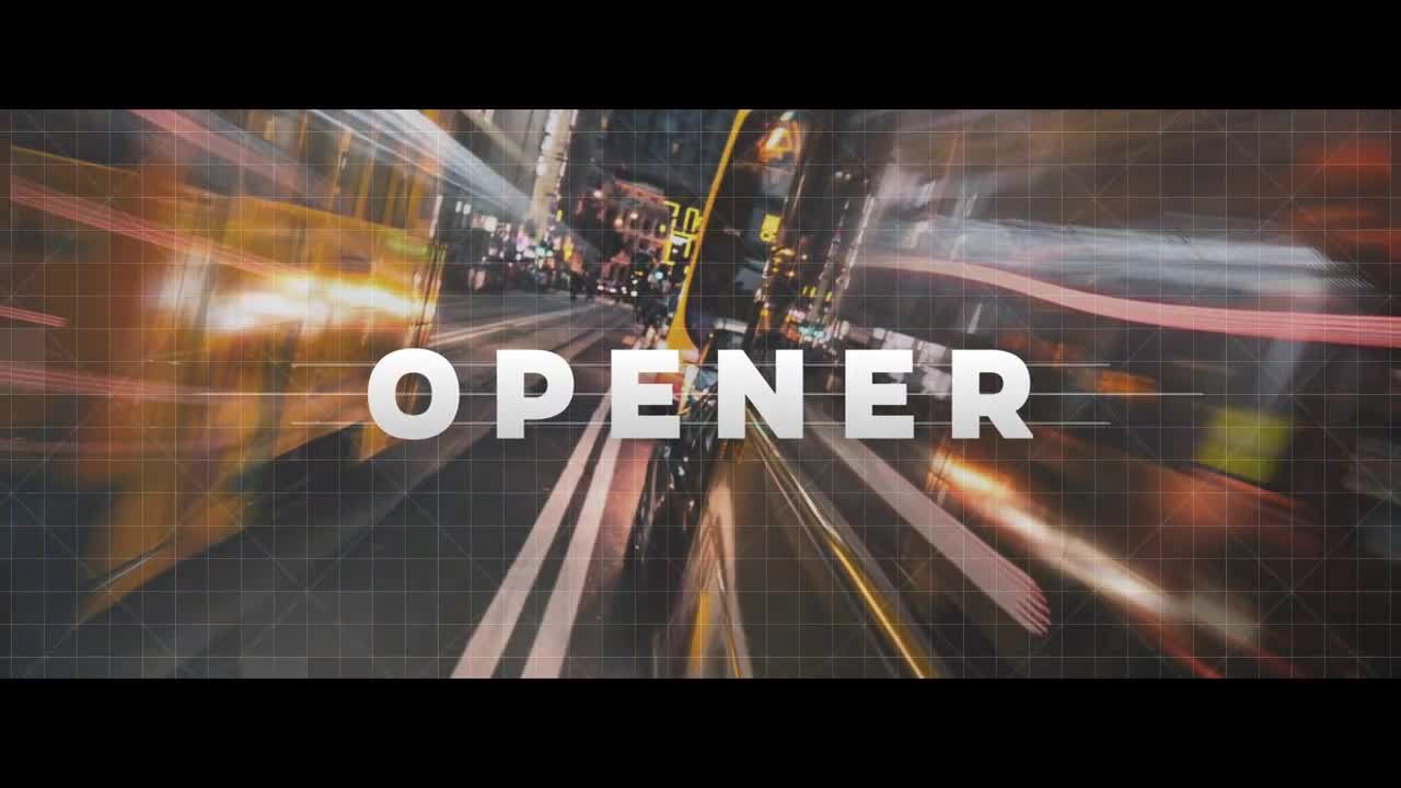 徽标显示-揭幕战素材库精选AE模板