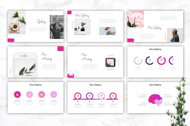 现代设计风格品牌策划PPT幻灯片模板 DREAMER – Powerpoint Template插图(2)