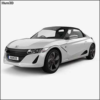 本田汽车Honda S660 2015 素材之家精选3D模型