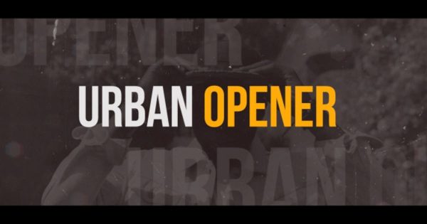 时尚街头风格动态幻灯片特效开场素材库精选AE模板 Dynamic Urban Opener