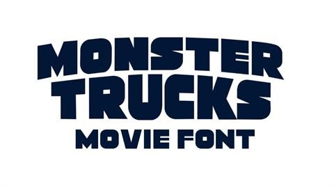 Monster Trucks font素材之家精选英文字体