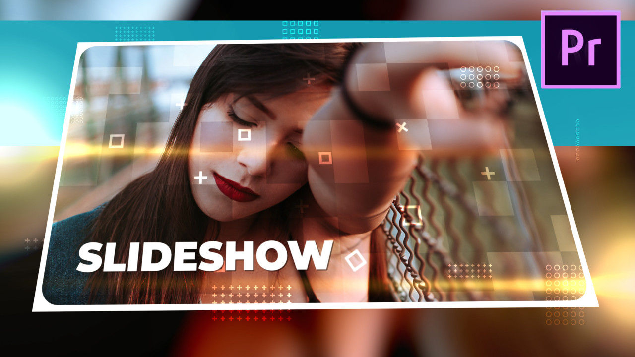 优雅的现代婚礼幻灯片素材库精选pr模板