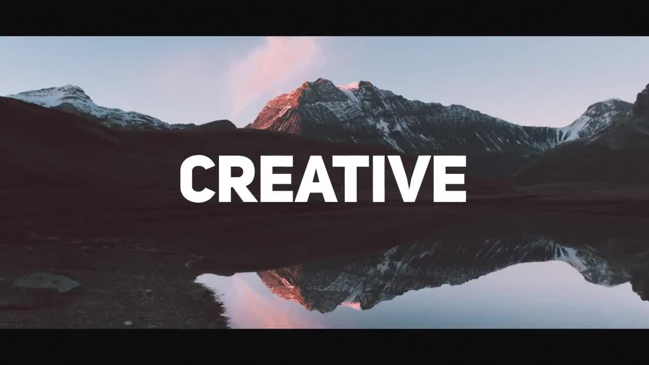 现代运动照片展示素材库精选AE模板