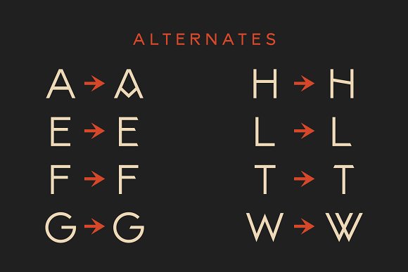 PORTLAND — Handcrafted Vintage Font插图2