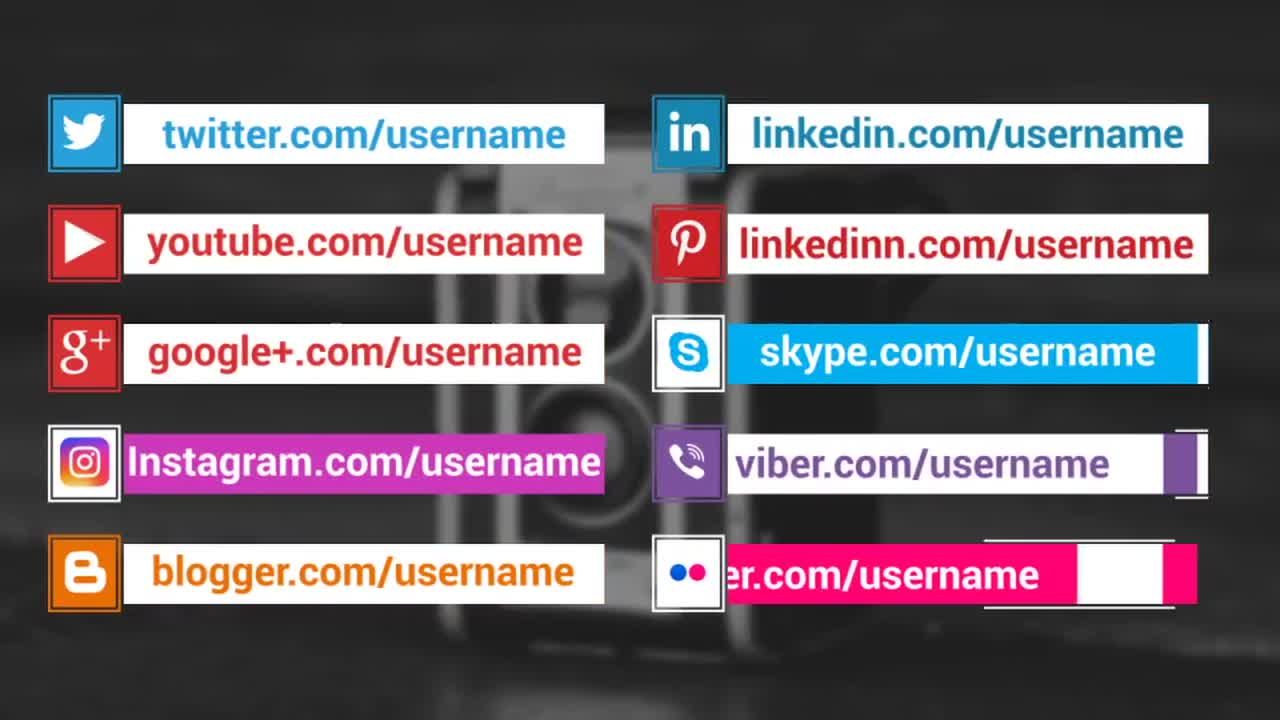 12个时尚创意干净的动画下三分之一标题素材库精选AE模板