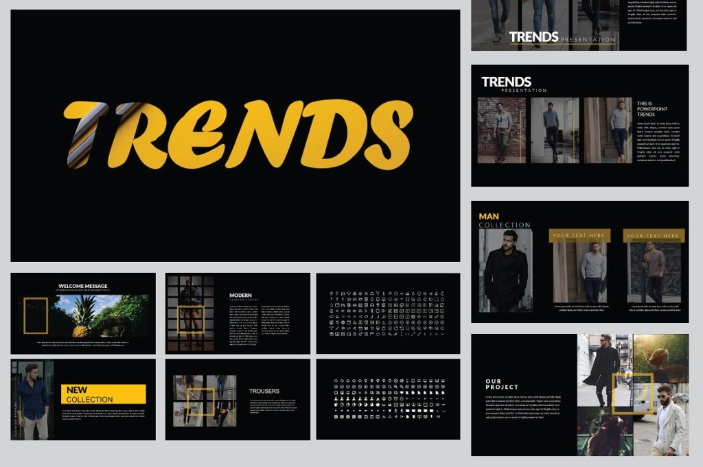 超帅气黑色系PPT模板下载[key]插图(3)