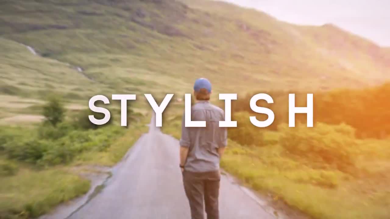 独特的擦脚踏照片徽标素材库精选AE模板