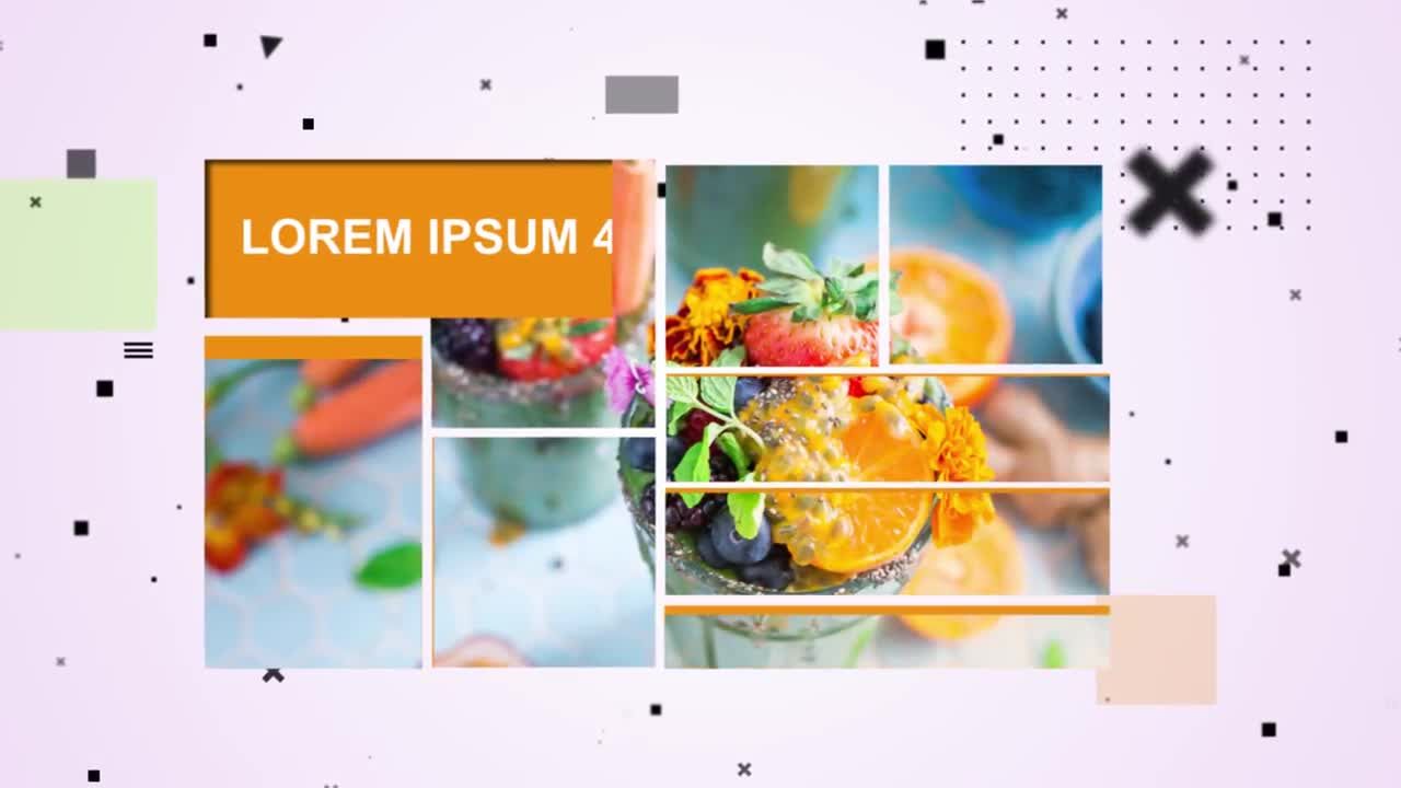 现代创意的照片幻灯片素材库精选AE模板