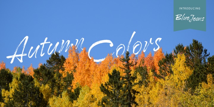 Blue Jeans Font素材之家精选英文字体