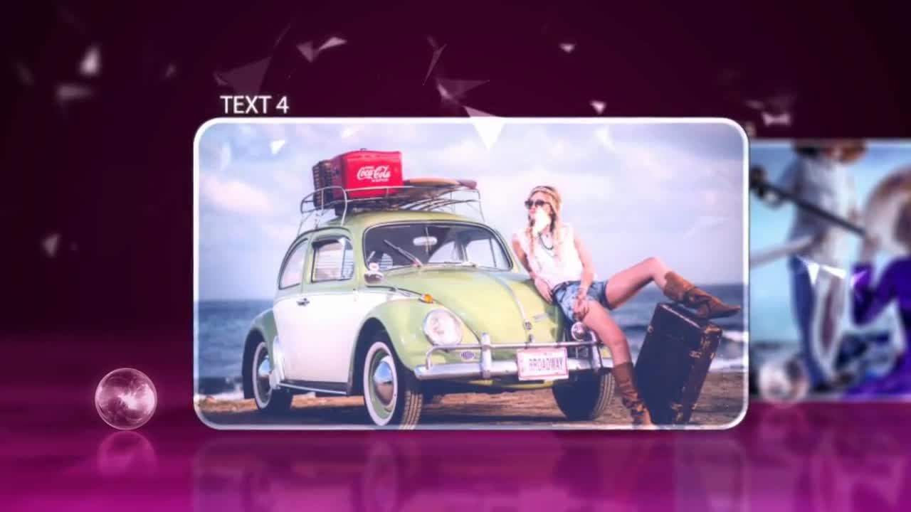 现代时尚新潮的玻璃幻灯片素材库精选AE模板