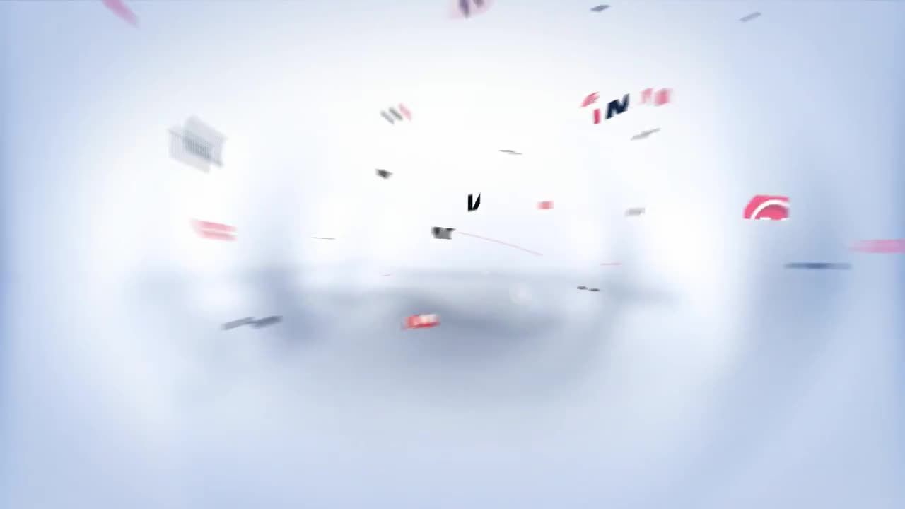 现代干净活力的企业标志素材库精选AE模板